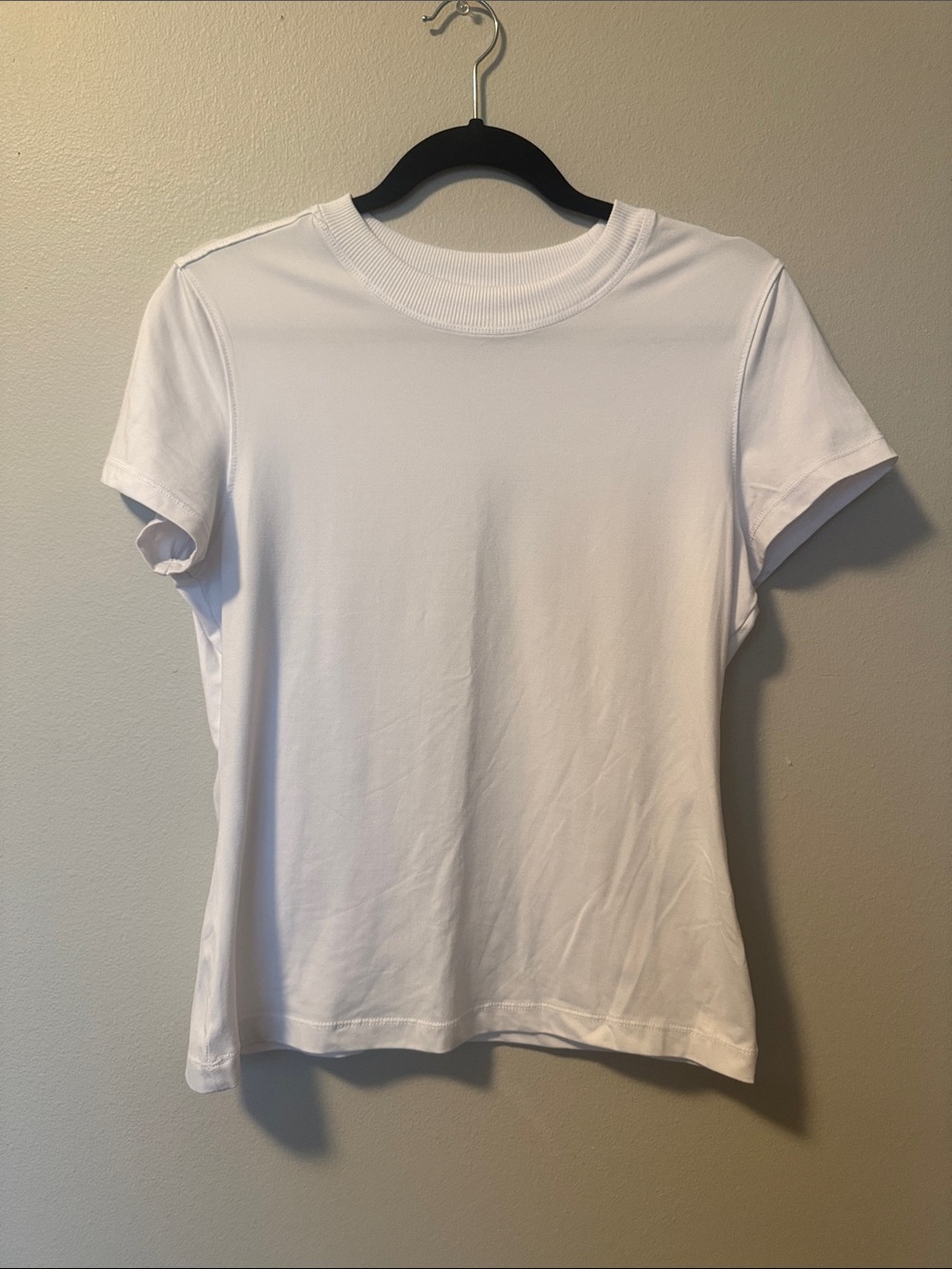 7 Diamonds Core Women's White Short Sleeve Crew Tee
